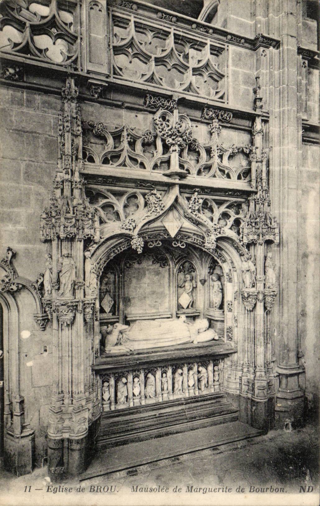 CPA Borough Church of Husks Mausoleum of Marguerite de Bourbon