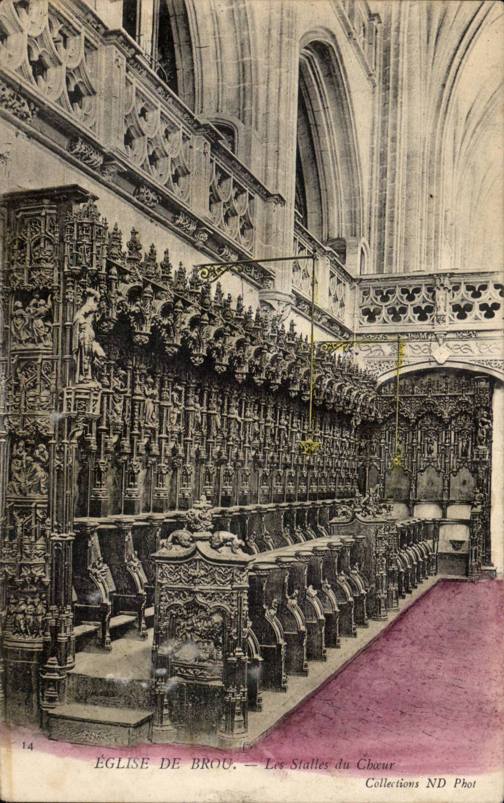 CPA Borough Church of Husks stalls of the chorus