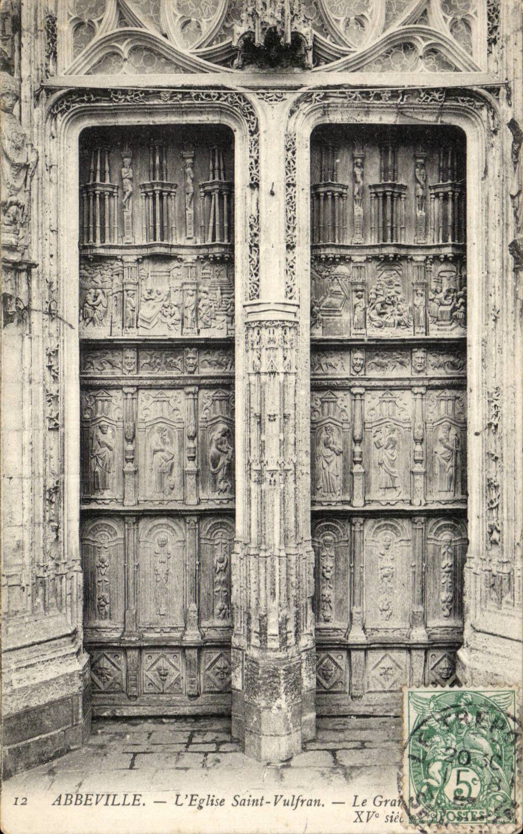 CPA Abbeville Church Saint Vulfran