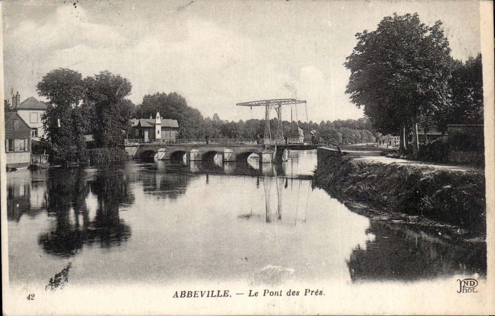 CPA Abbeville the bridge of near