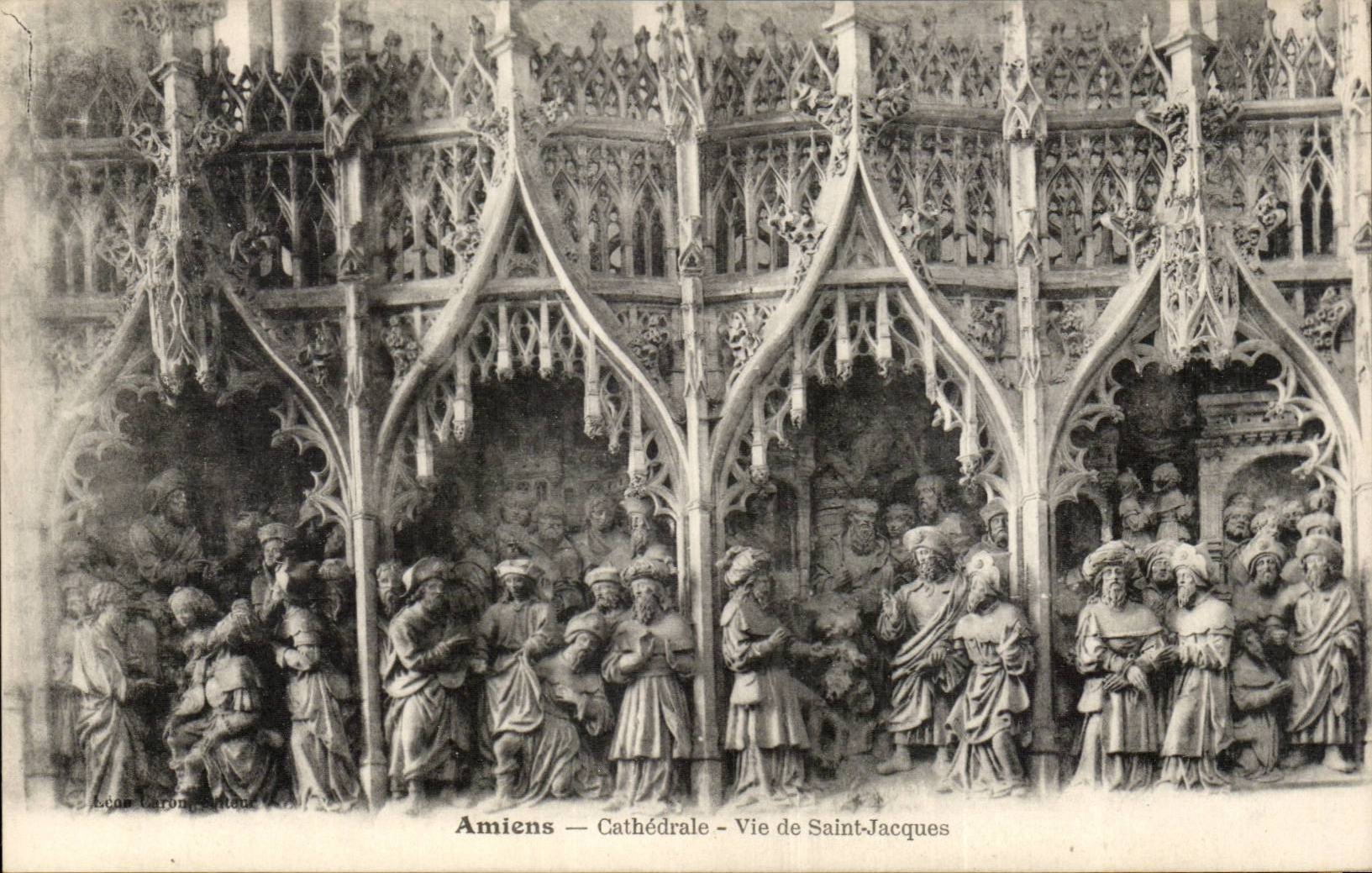 CPA Cathedral Amiens Life of Saint Jacques