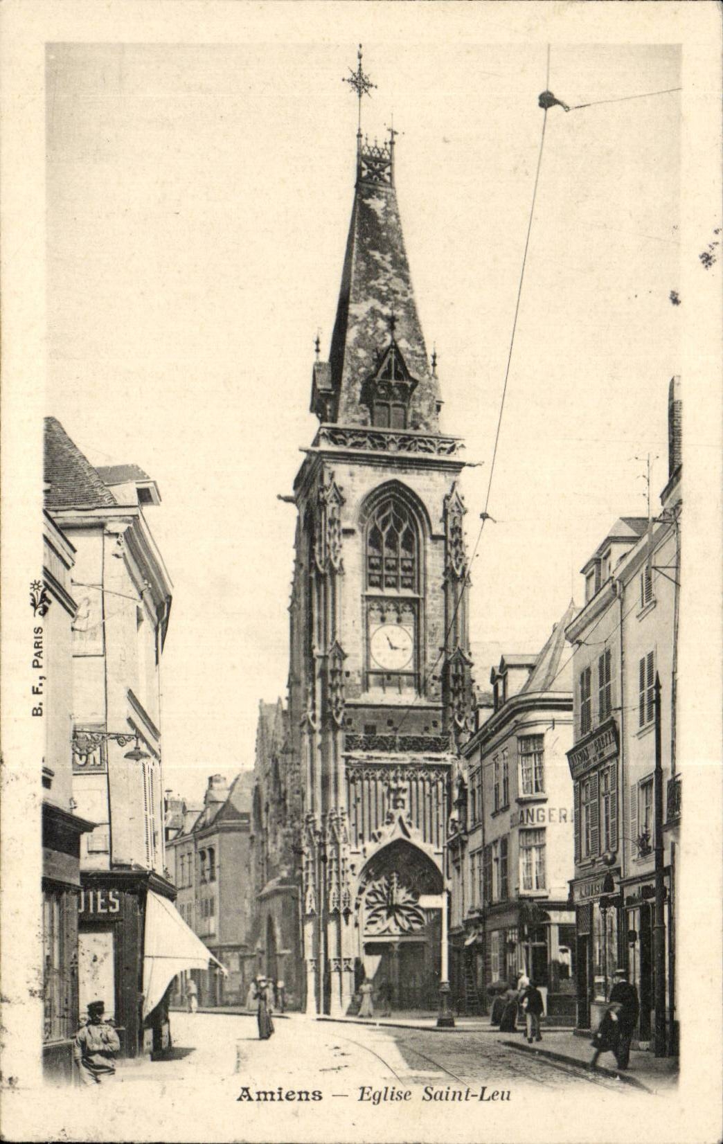 CPA Amiens Church Saint Leu