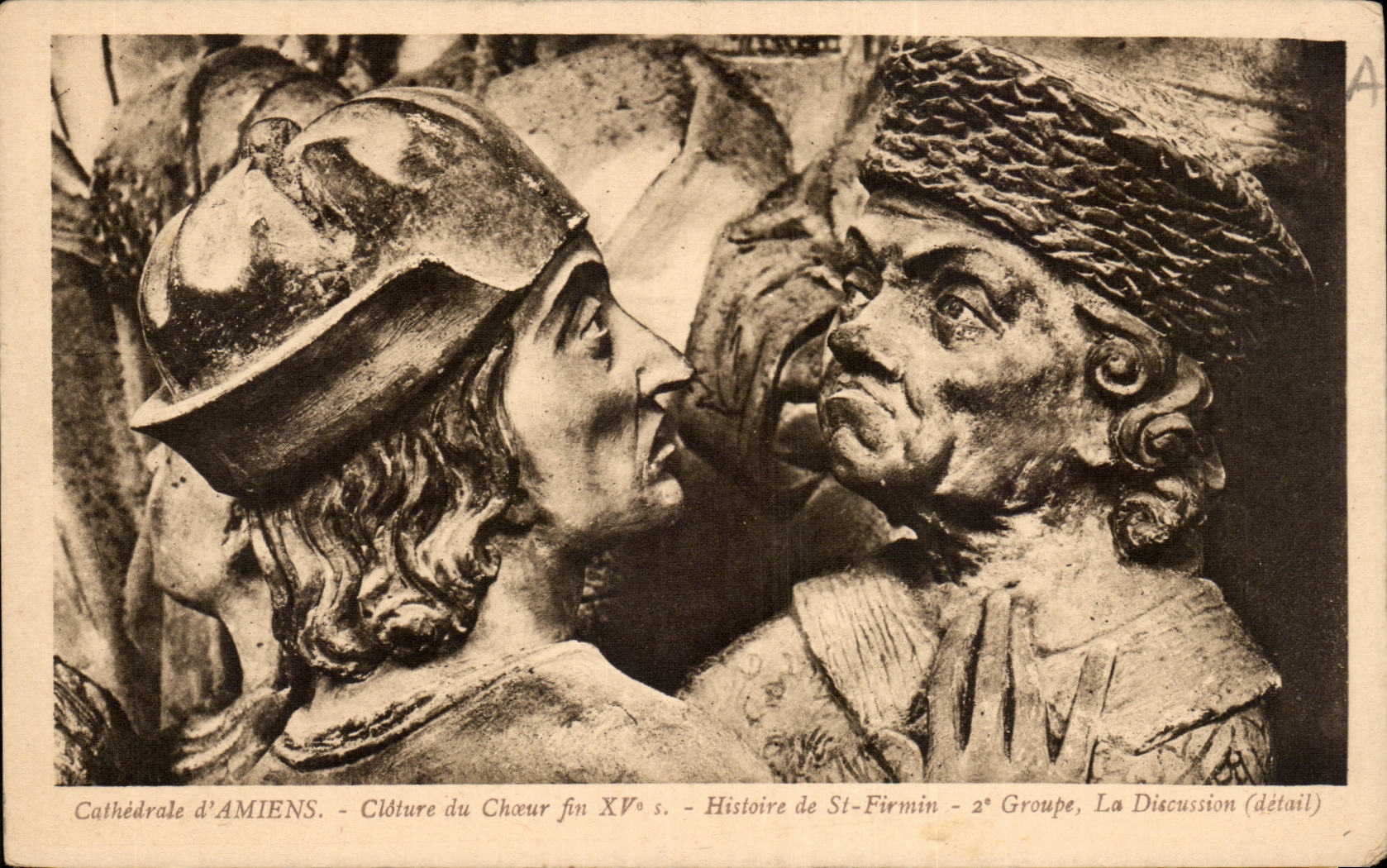 CPA Amiens Cathedrale Encloses chorus 15th History of St Firmin the discussion