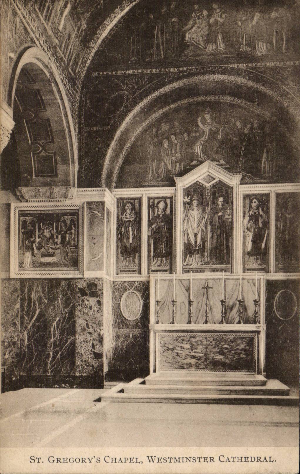 CPA Great Britain London London St Gregory' S chapel Westminster Cathedral