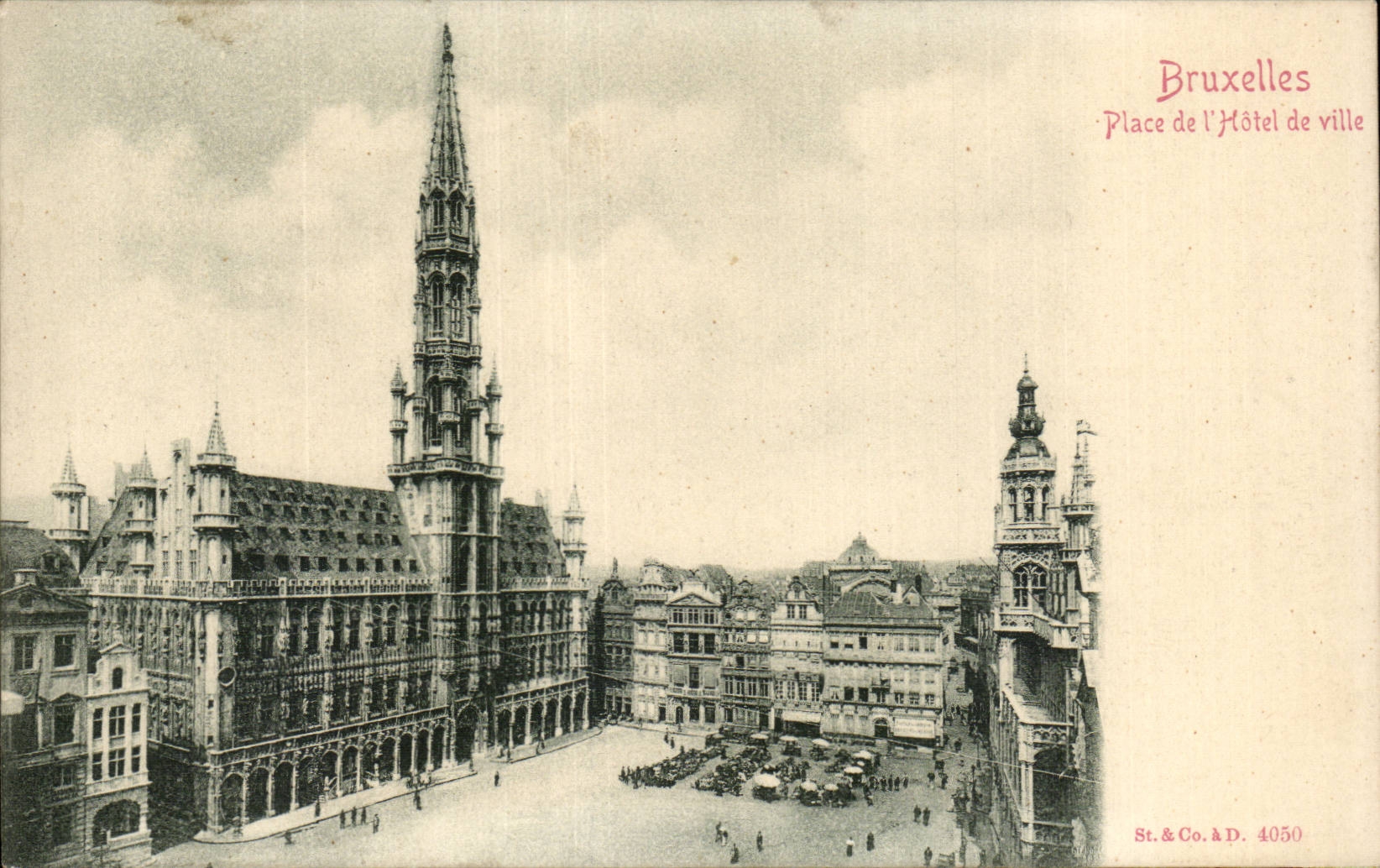 CPA Brussels Places town hall