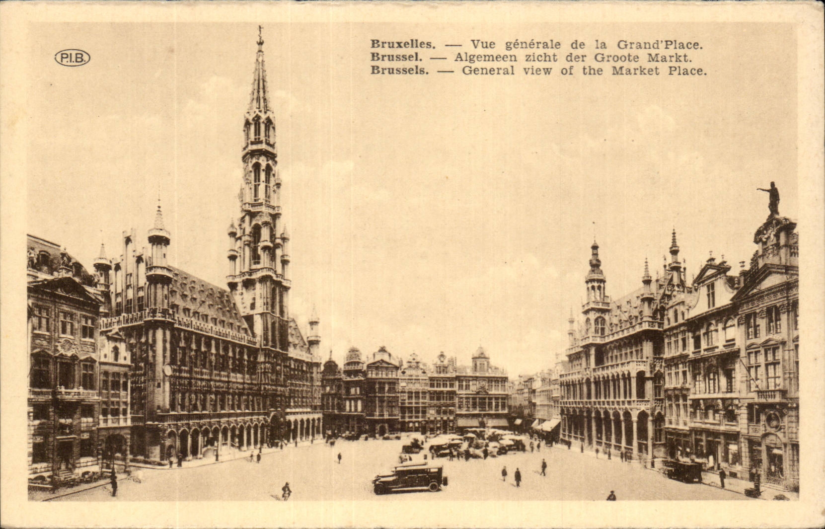 CPA Brussels View of large places
