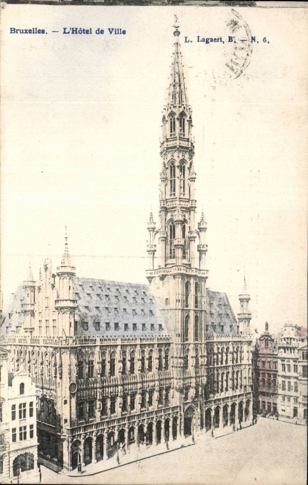 CPA Brussels the town hall