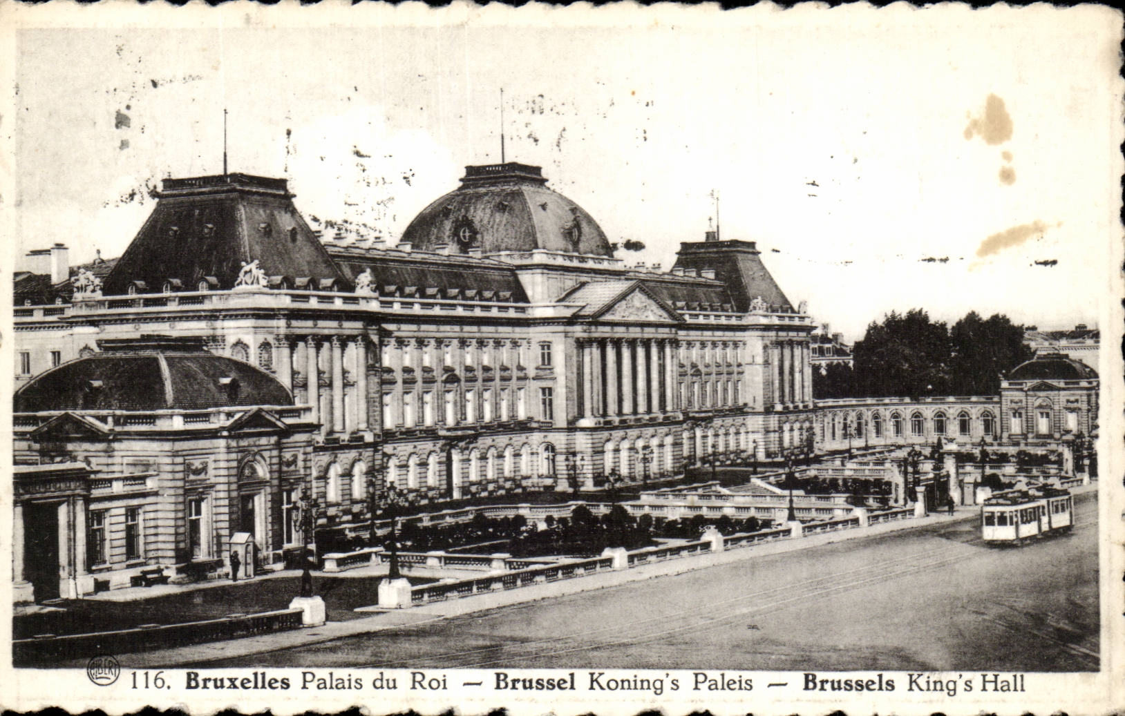 CPA Brussels Palate of the king