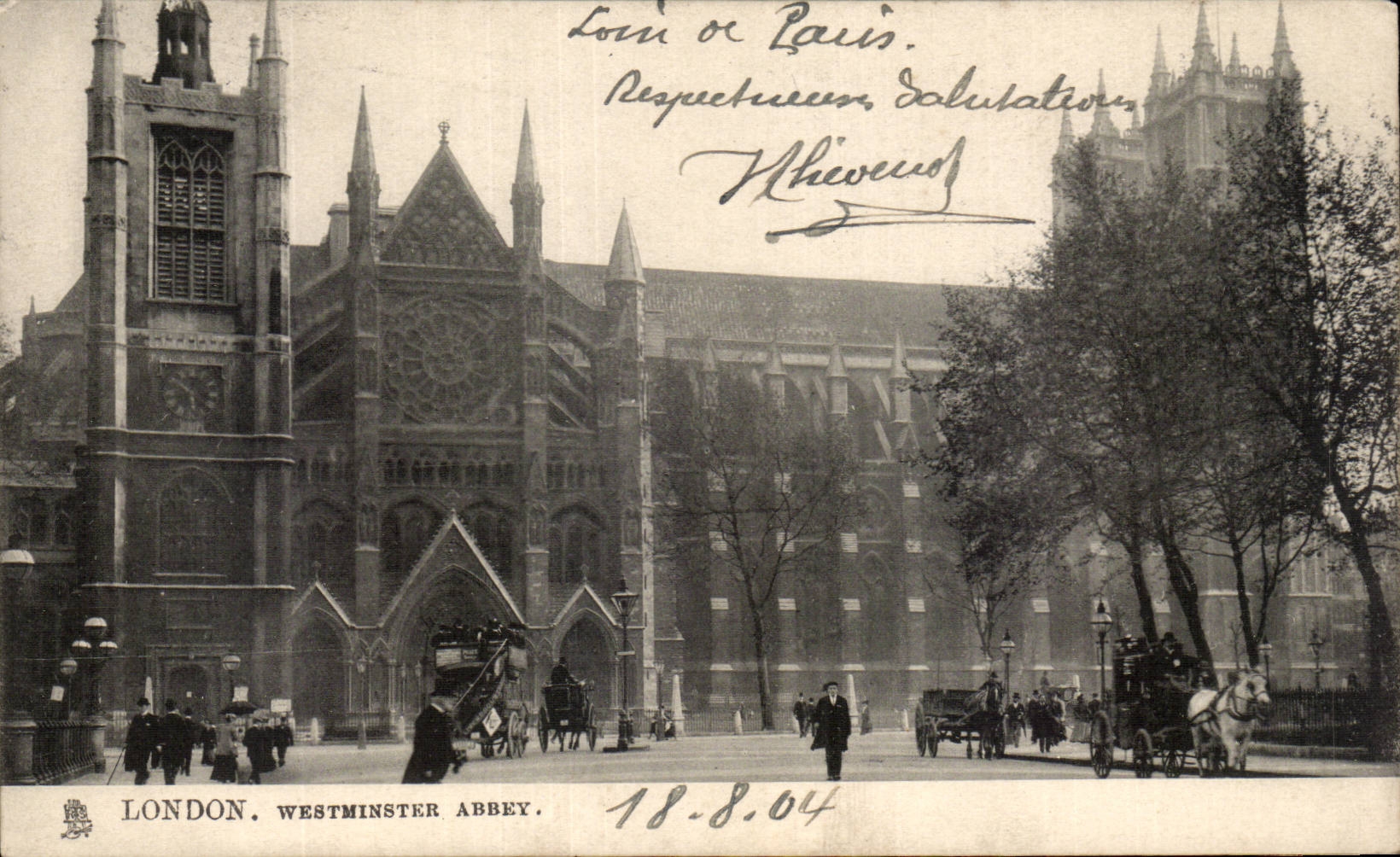 CPA Great Britain London London Westminster abbey