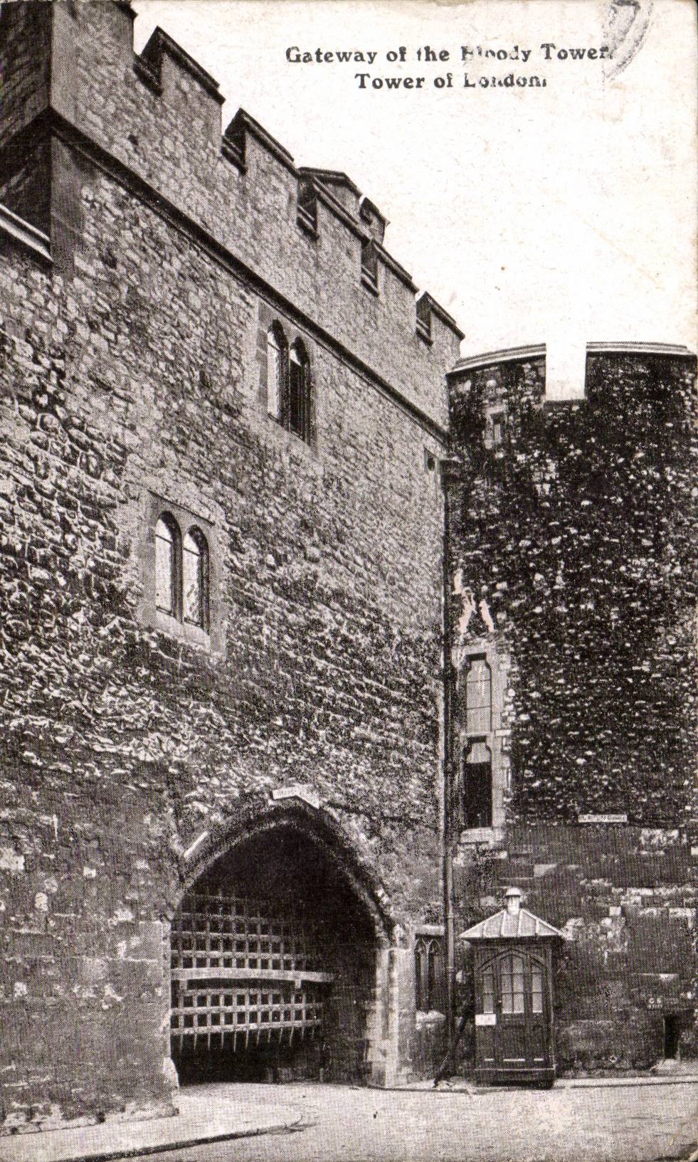 CPA London London Gateway off the bloody tower Tower off London