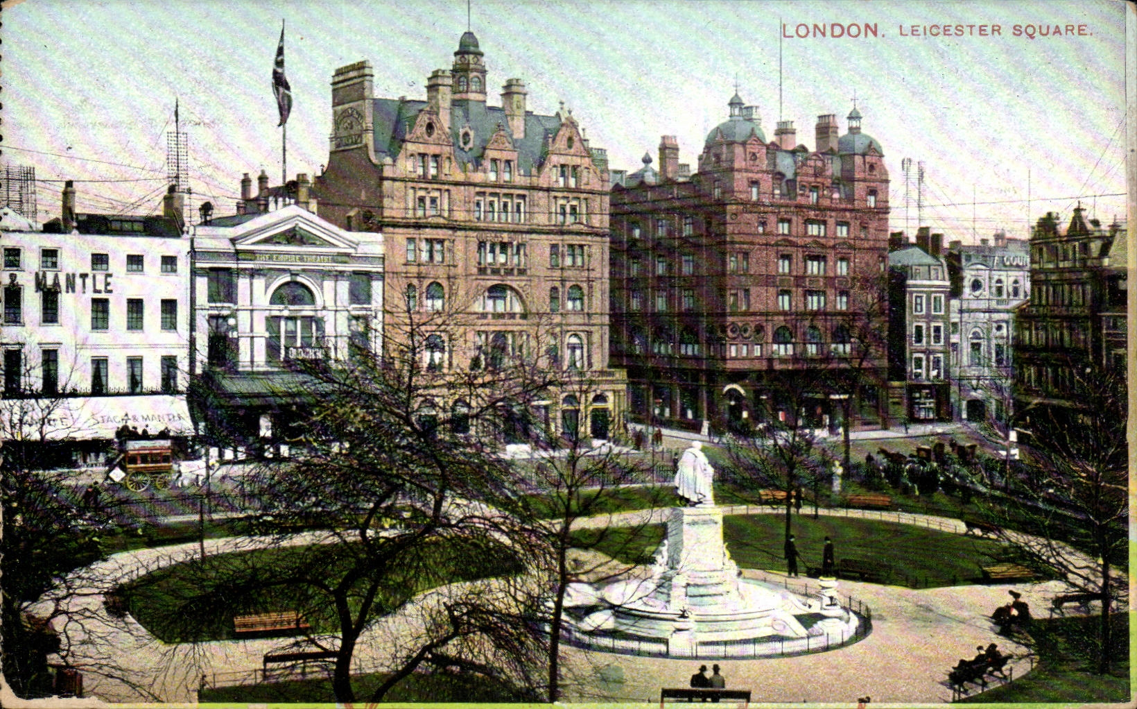 CPA London london Leicester Public garden