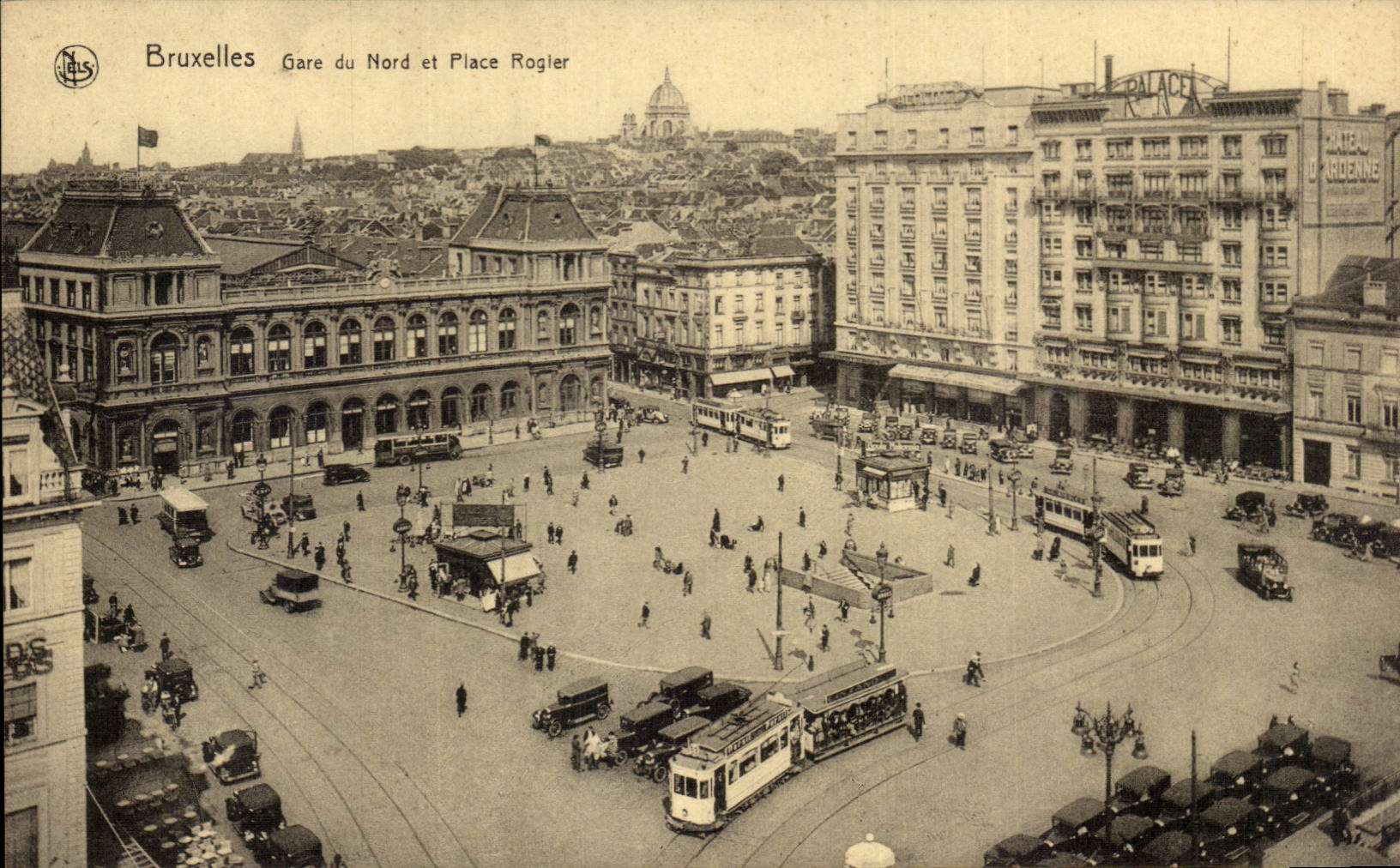 CPA Brussels Parks north and Place Roglier