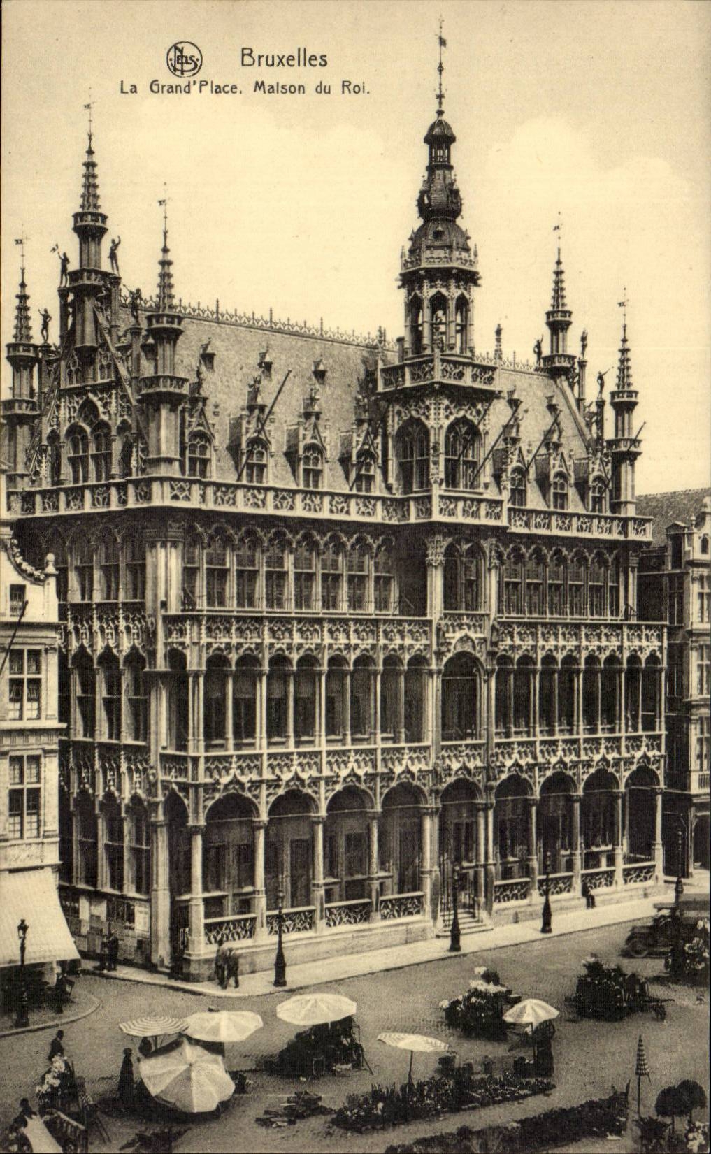 CPA Brussels the large one places Maison of the king