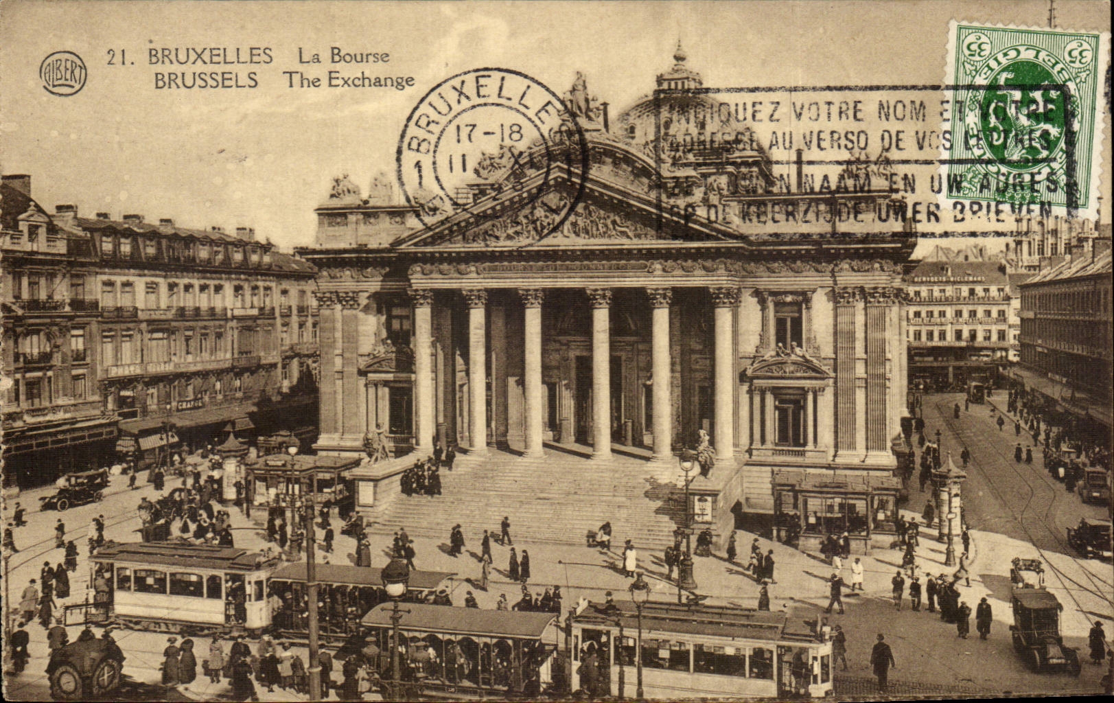 CPA Brussels the Stock Exchange