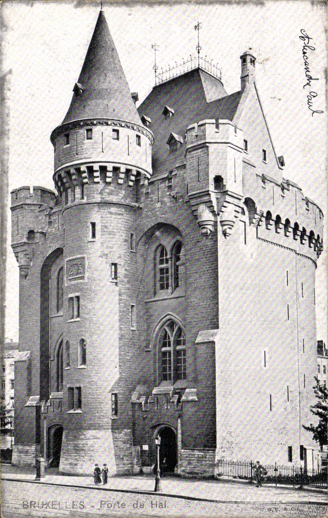 CPA Brussels Gate of Hall