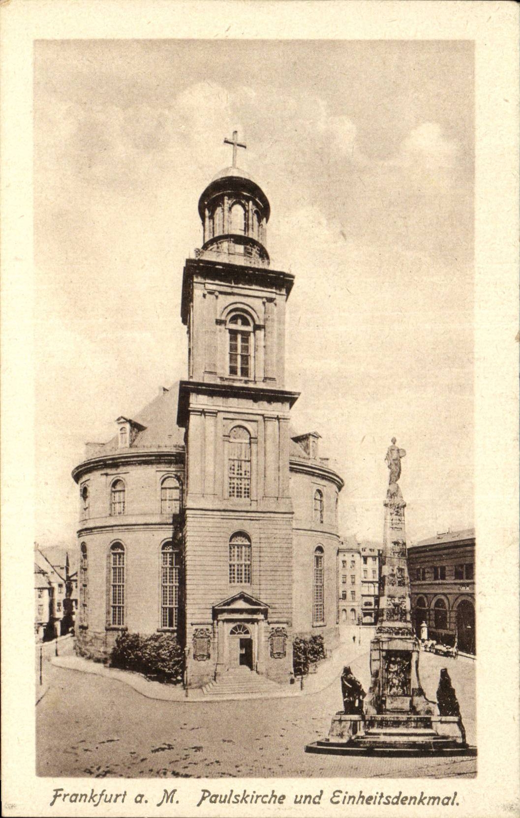 CPA Frankfurt has Mr Paulskirche und Einheitsdenkmal
