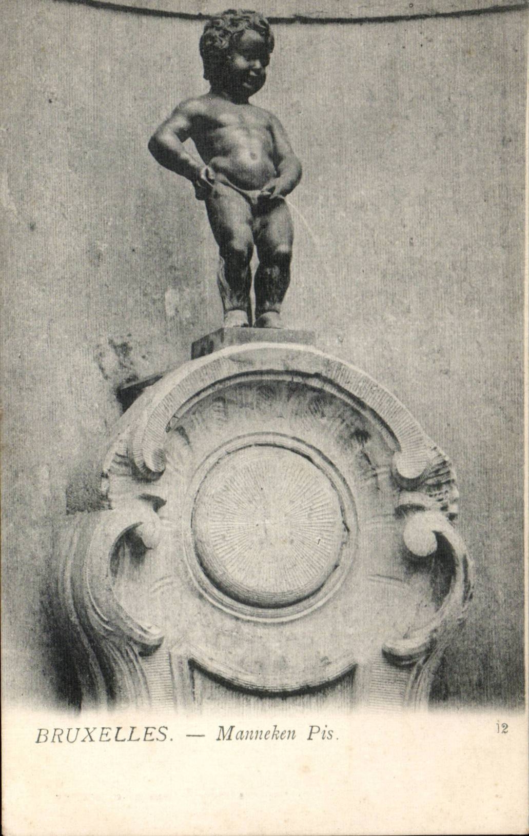 CPA Brussels Manneken Worse