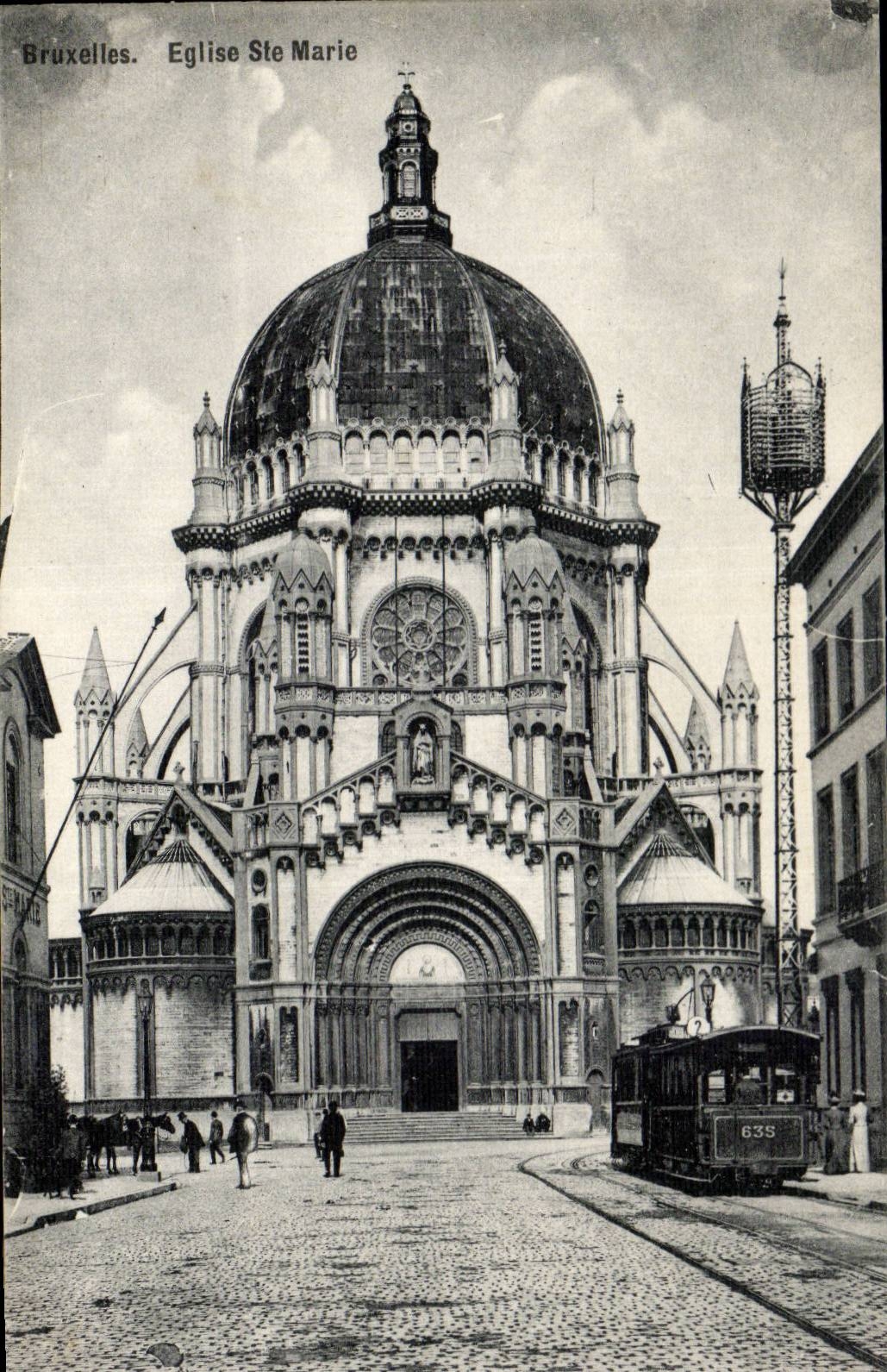 CPA Brussels Church co Marie