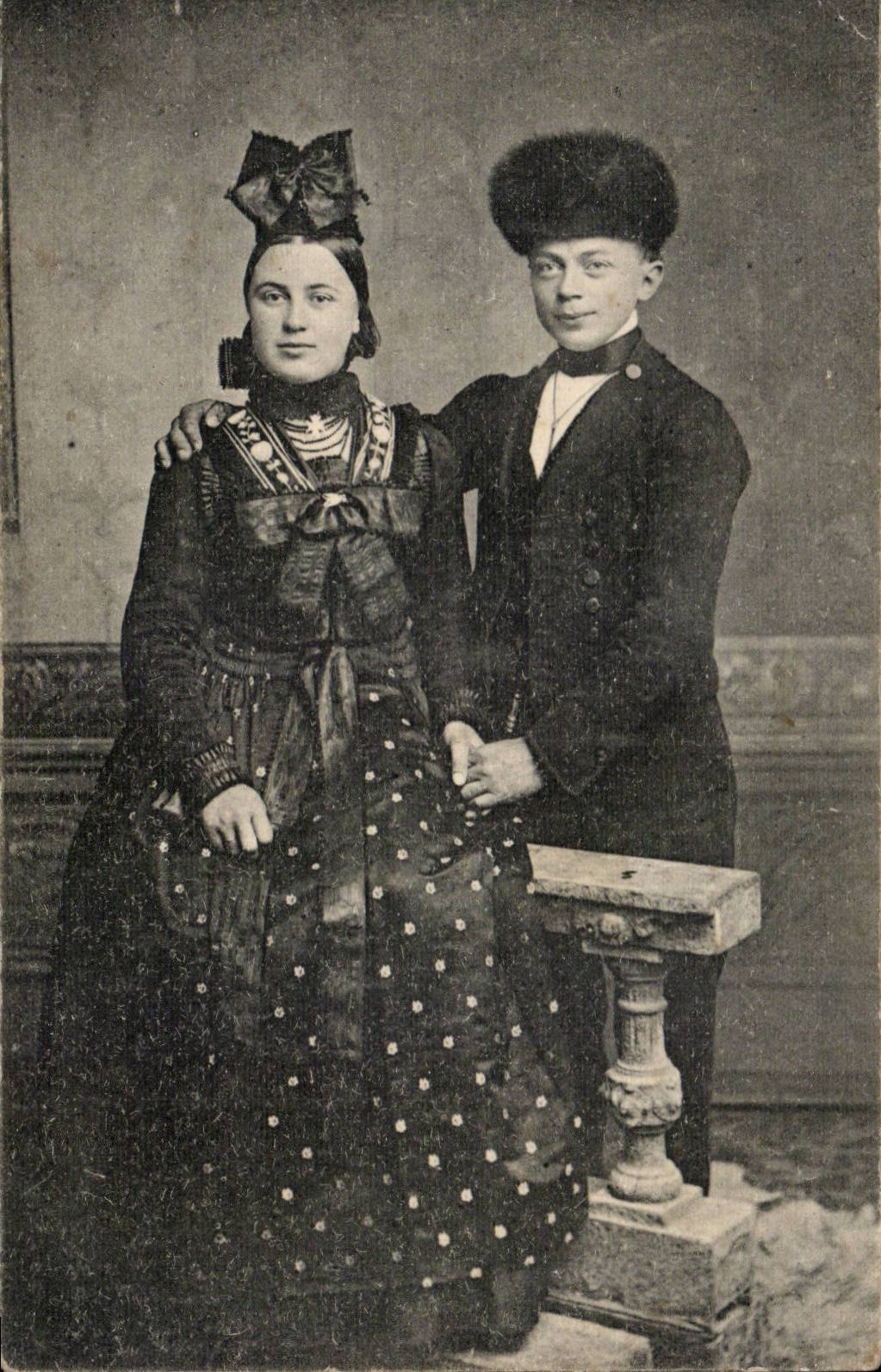 CPA Folklore Germany Costume