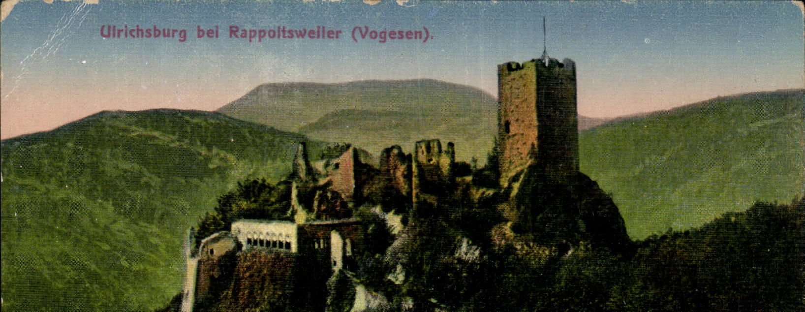 CPA Ulrichsburg EIB Rappoltsweller Vogesen