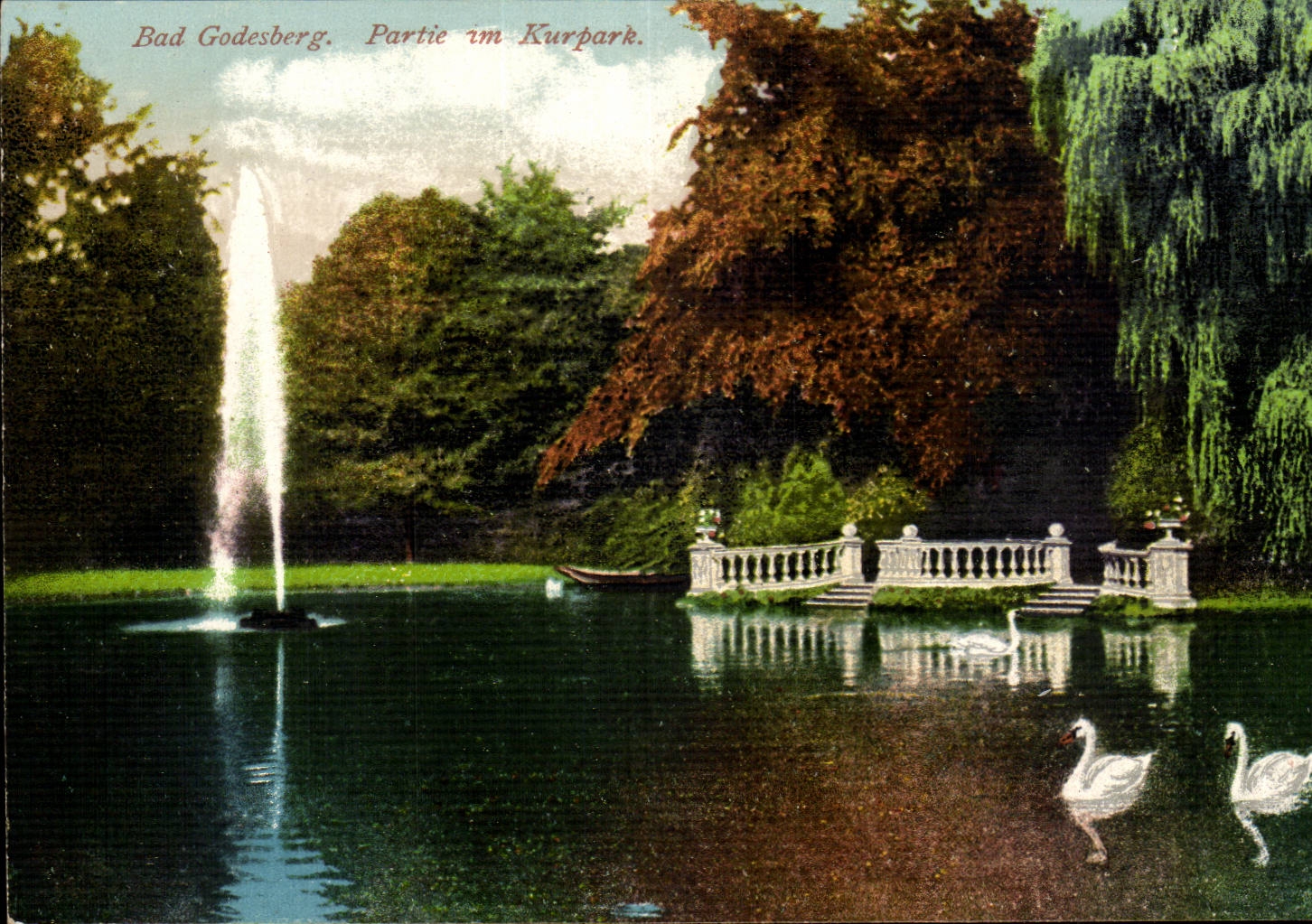 CPA Bad Godesberg Partie im Kurpark