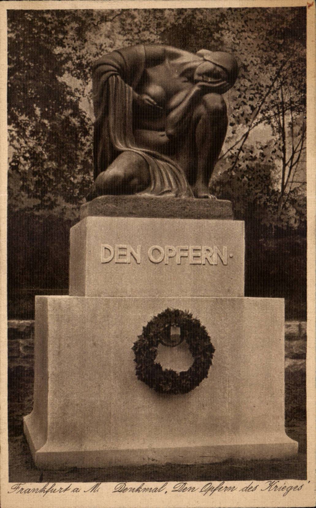 CPA Frankfurt DenkmalDen opfern of Krieges