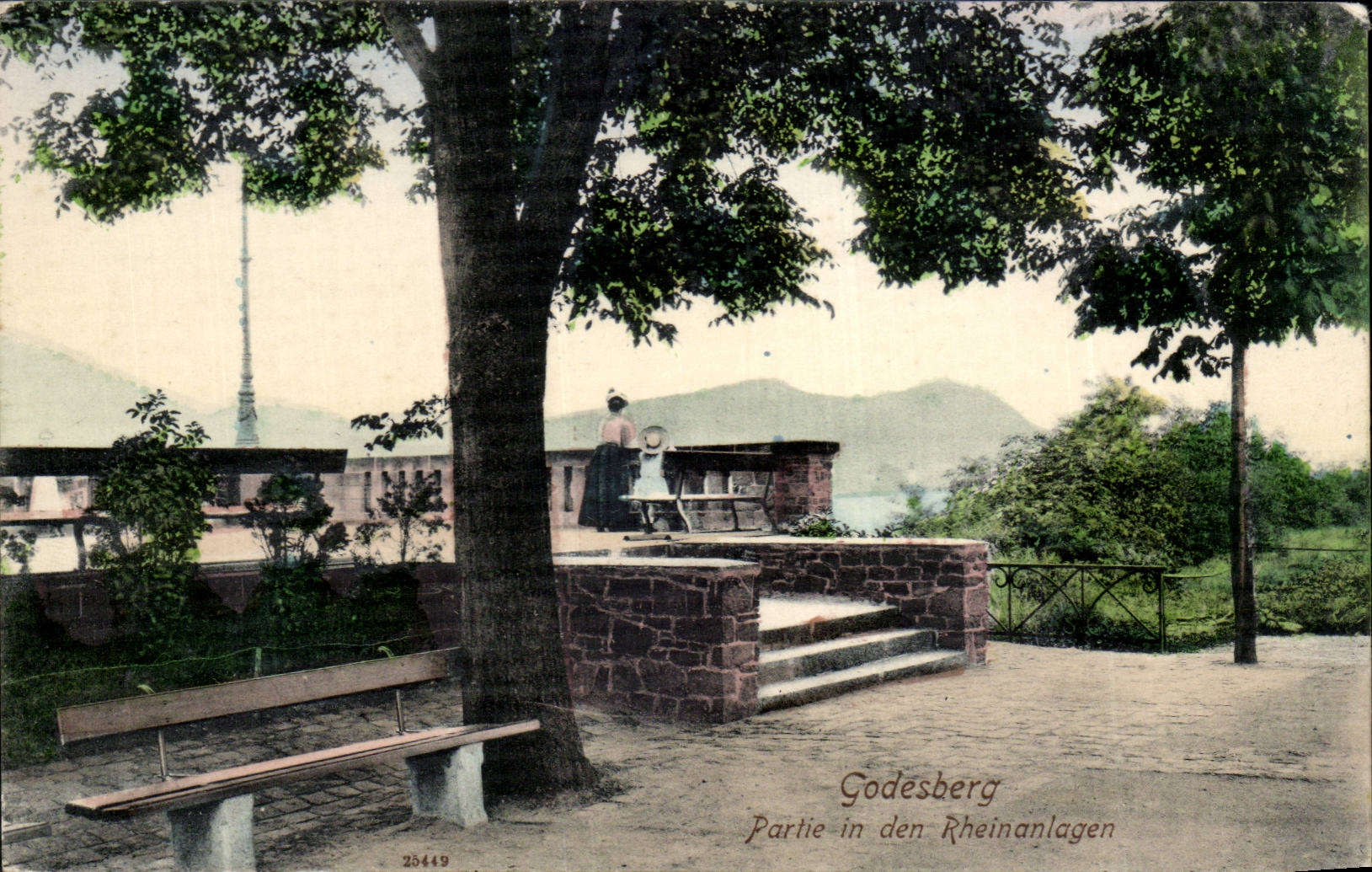 CPA Godesberg Left in den Rheinanlagen