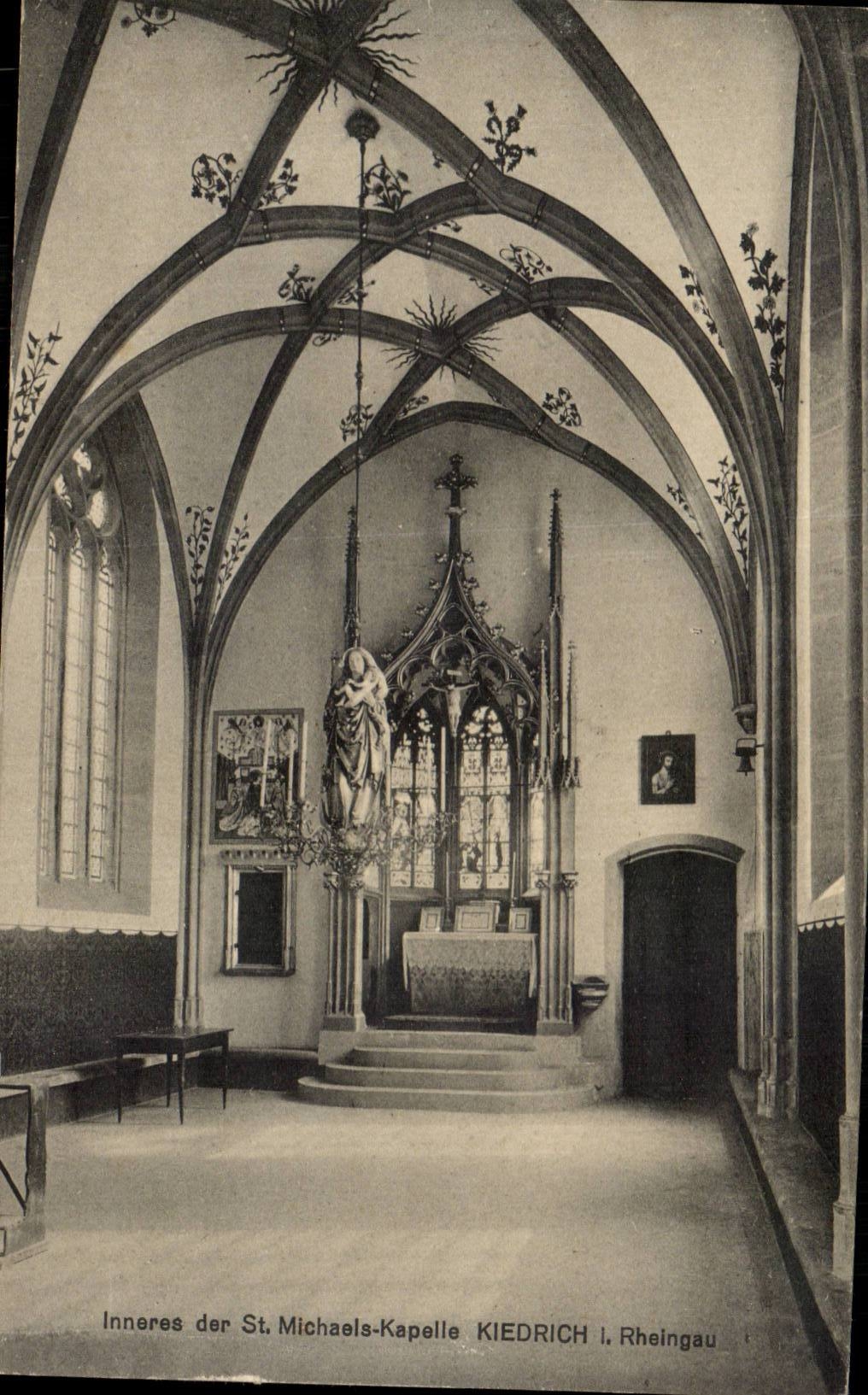 CPA Inneres der St Michaels Kapelle Kiedrich i Rheingau