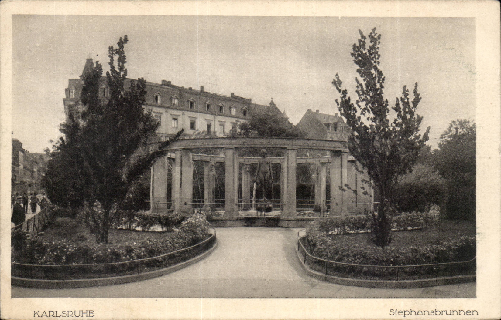 CPA Karlsruhe Stephansbrunnen