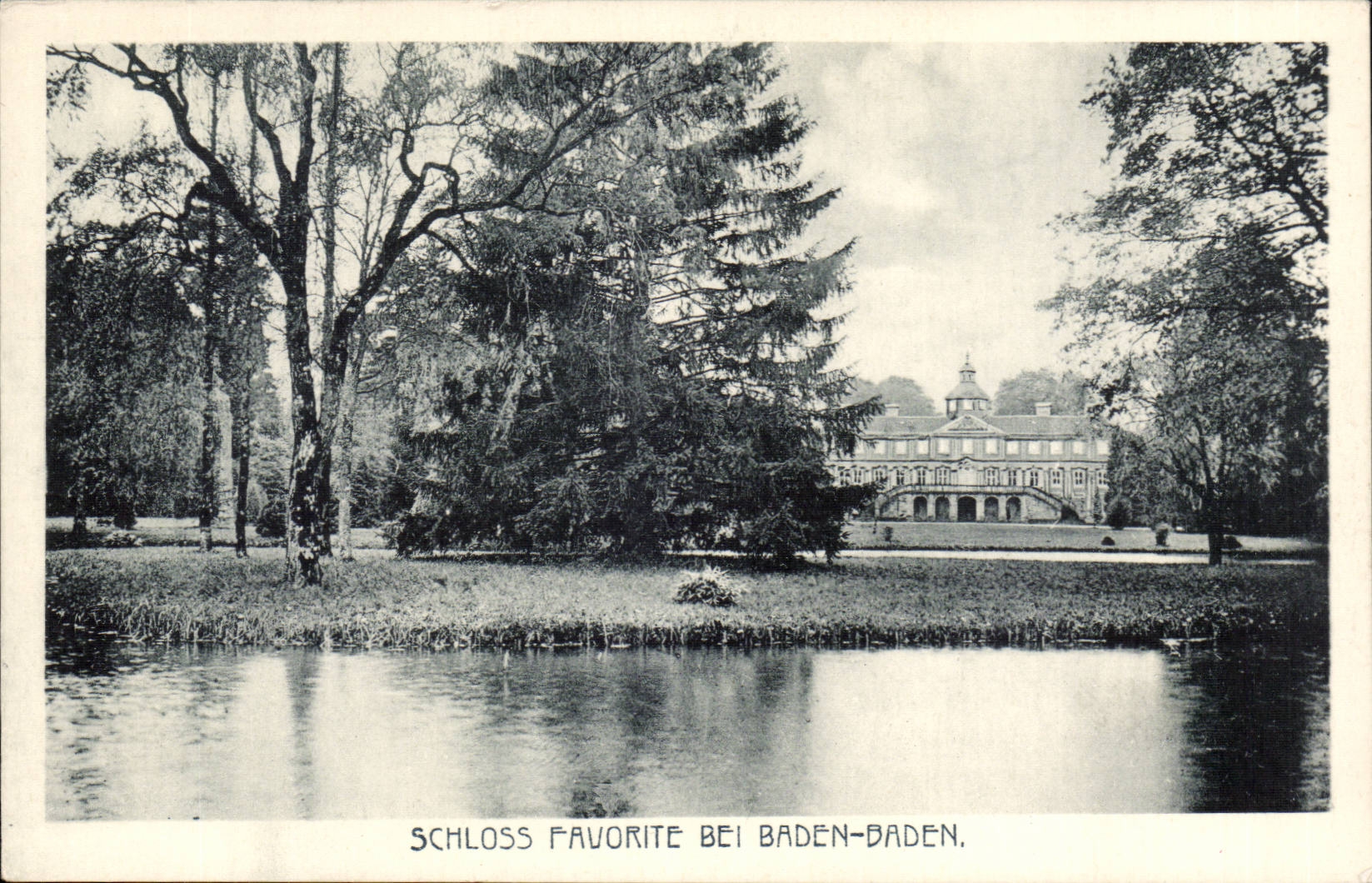 Favorite CPA Schloss EIB Baden Baden