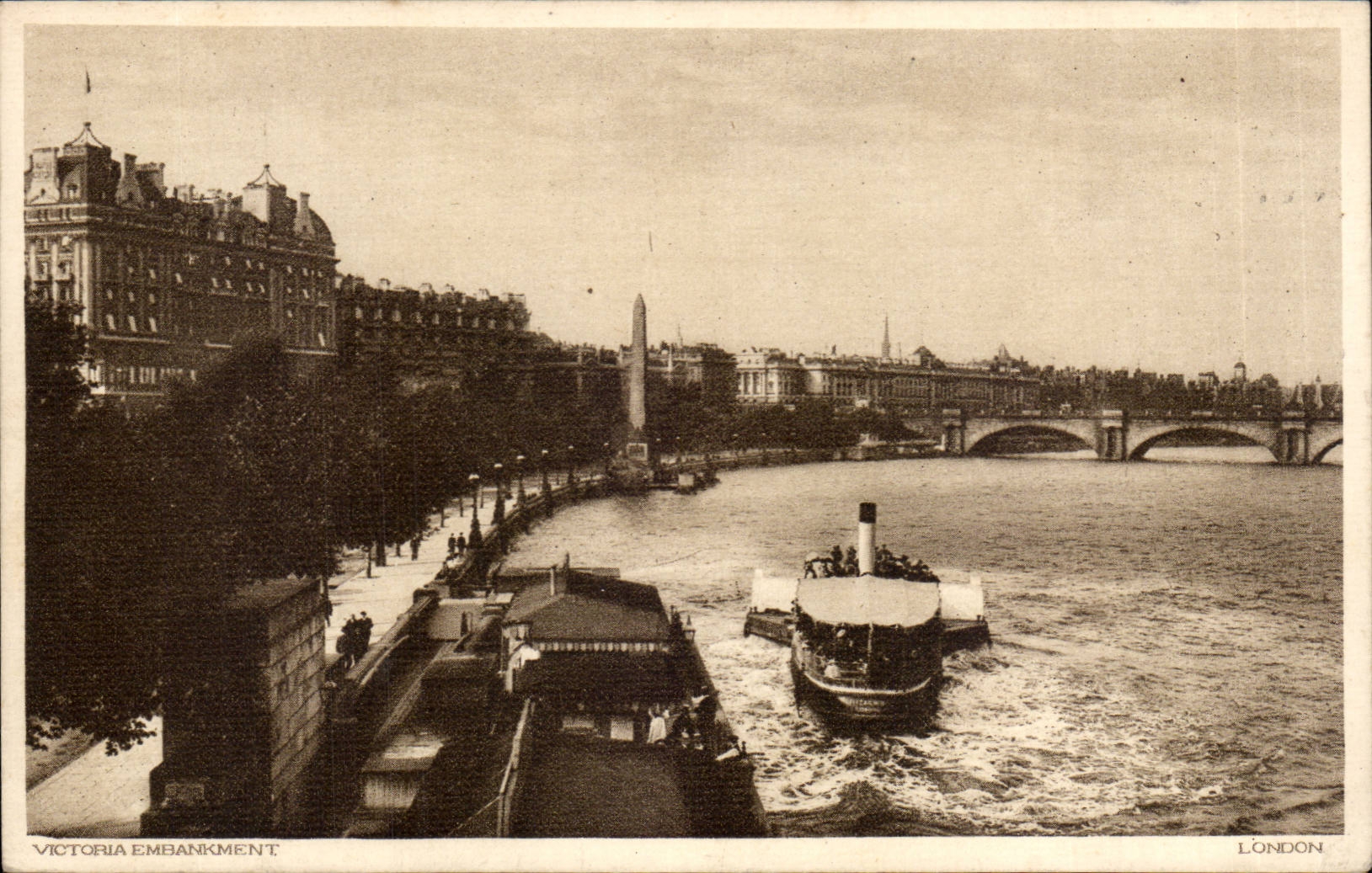 CPA Great Britain London london Victoria Embankment