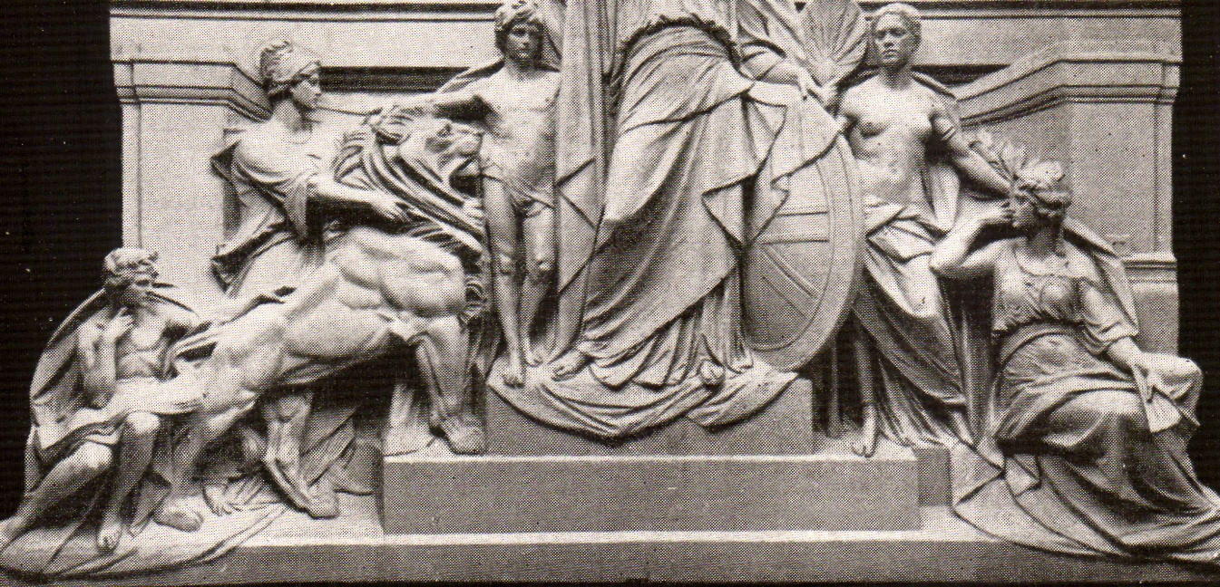 CPA Great Britain London london one off the panels off the Frieze above liberty & Cos East India House in Street Regent