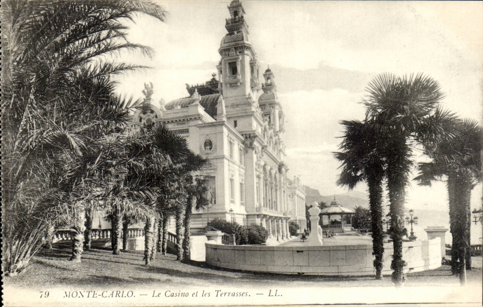 CPA Monaco Monte Carlo das Kasino und die Terrassen