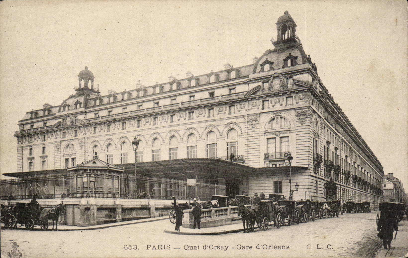 Paris CPA Quai of Orsay Parks of Orleans