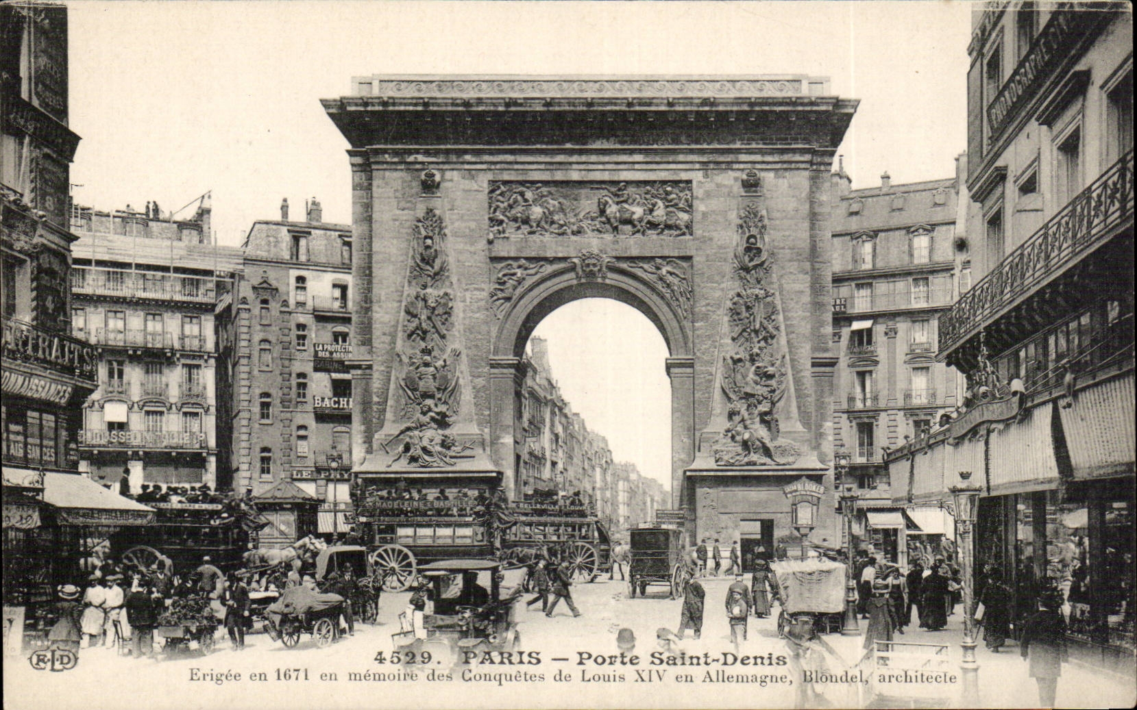 Paris CPA Gate St Denis