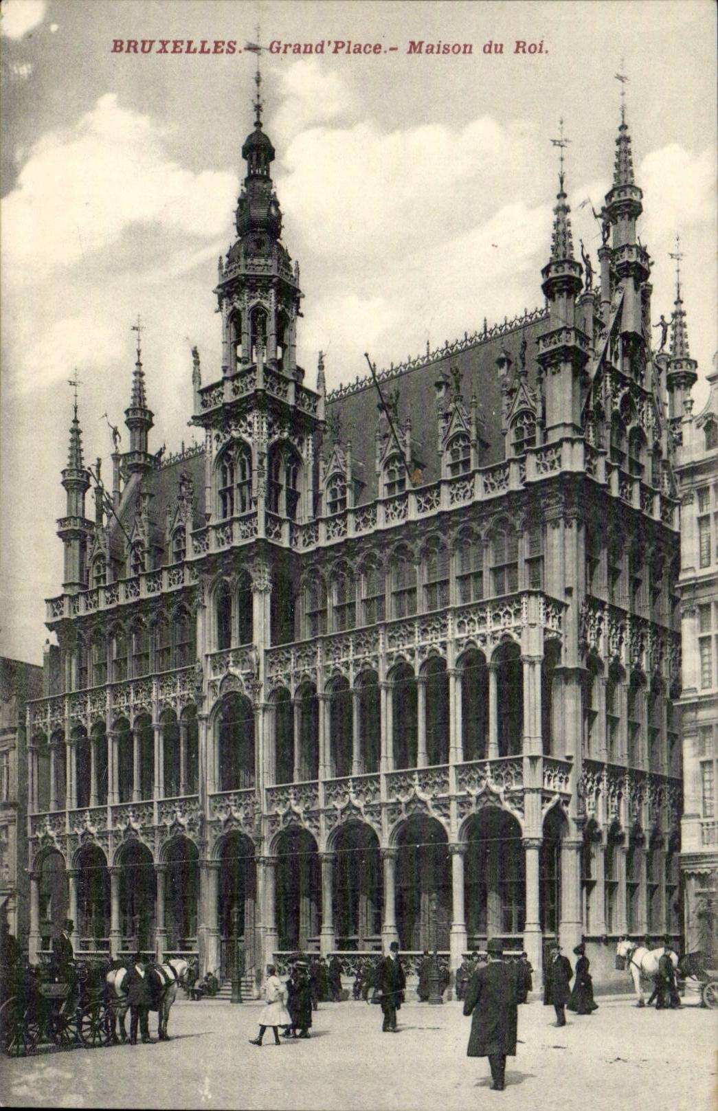 CPA Brussels Grand Places House of the king