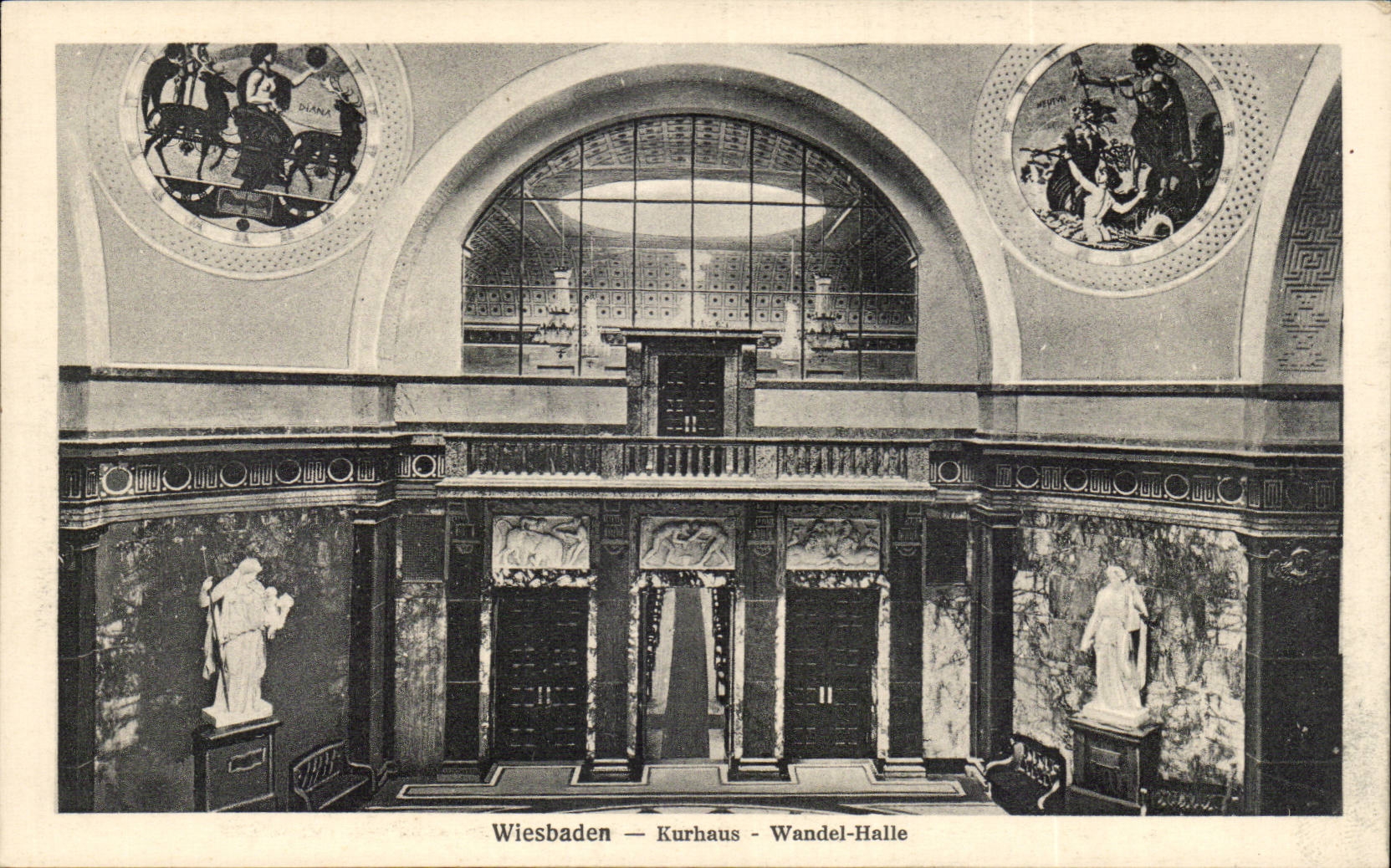 CPA Wiesbaden Kurhaus Wandel Market