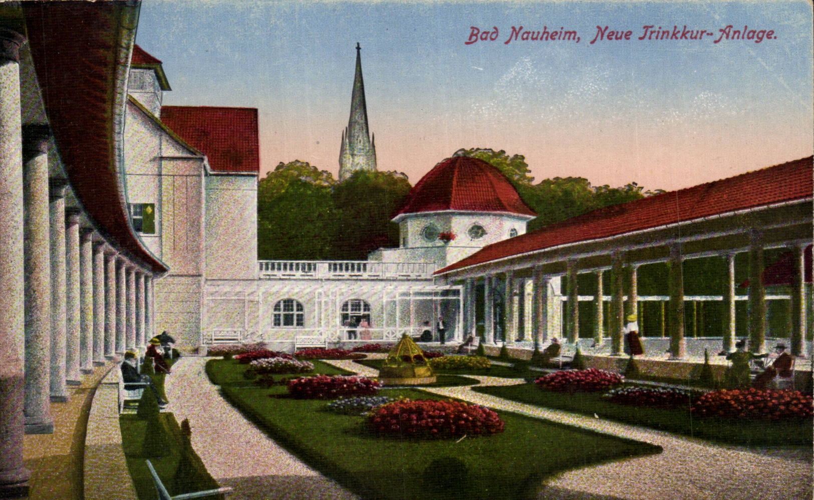 CPA Bad Nauheim Neue Trinkkur Anlage