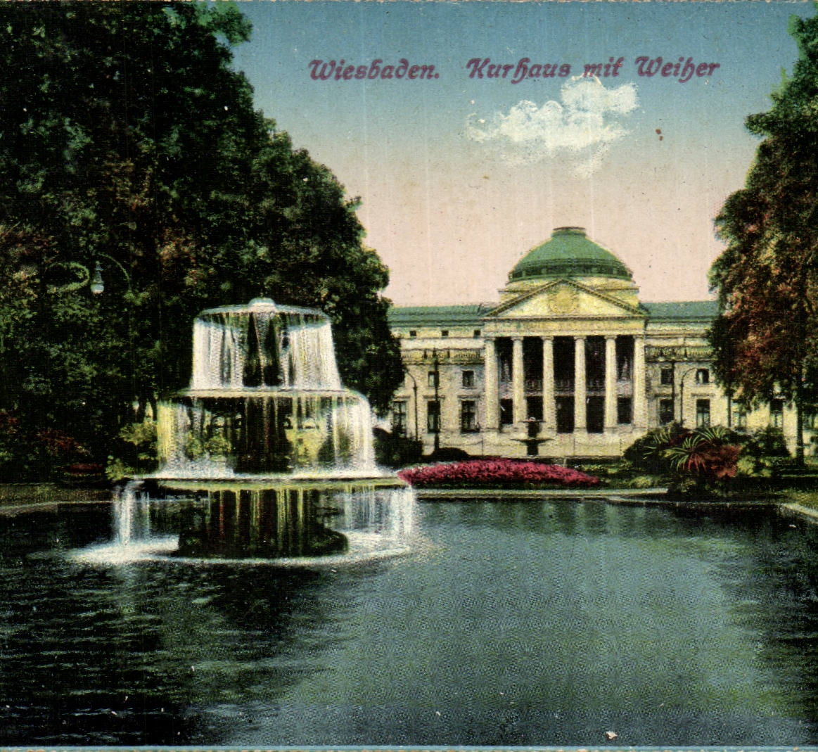 CPA Wiesbaden Kurhaus put Weisser