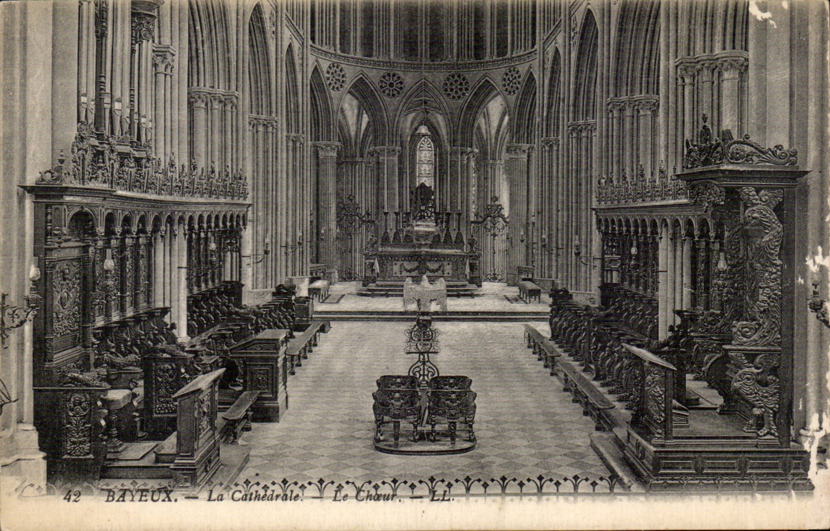 Bayeux - die Kathedrale - das Herz - CPA