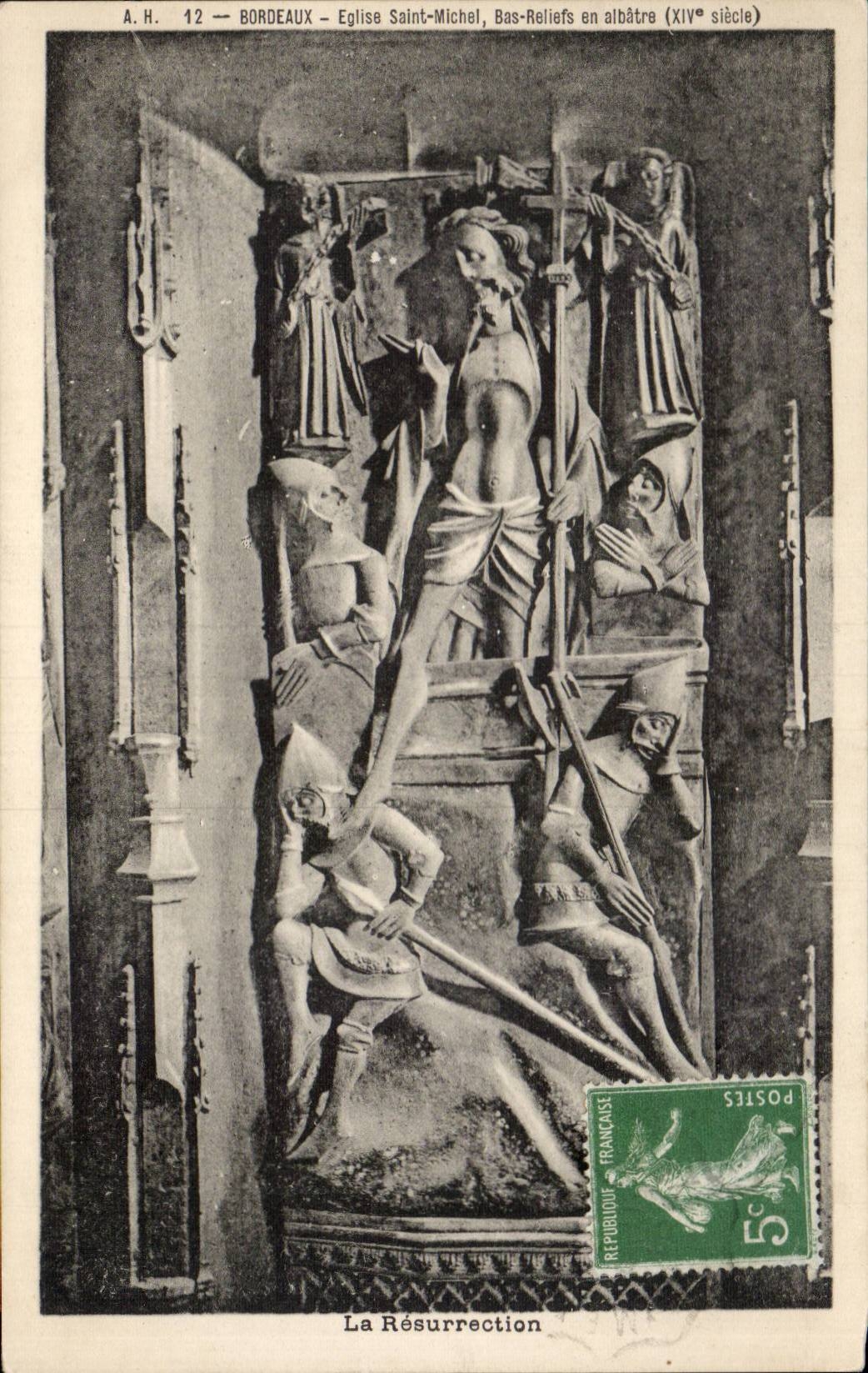 Bodeaux - Church Saint Michel CPA