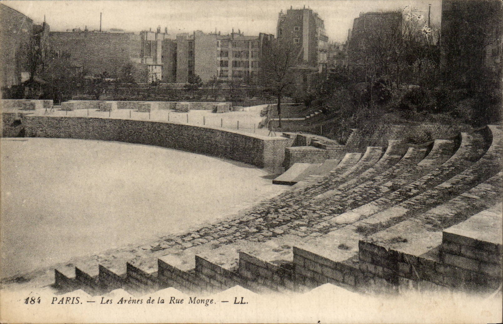 Paris - 5 - the Arena of Street Monge - CPA -