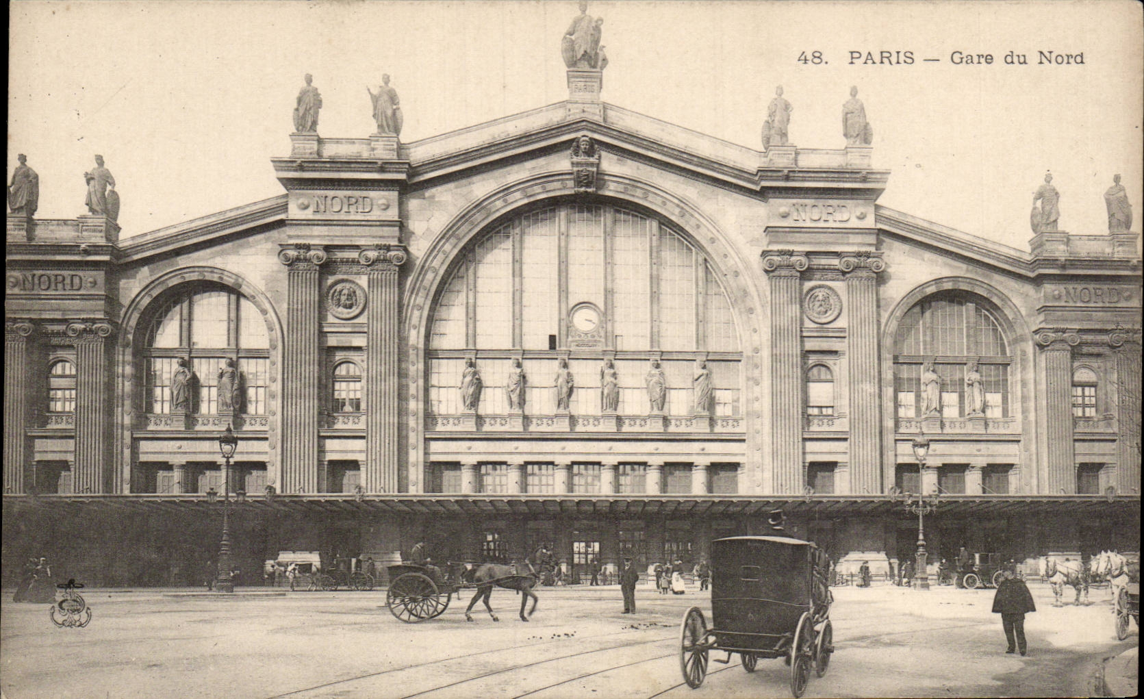 Paris - 12 - Gare du Nord - CPA -