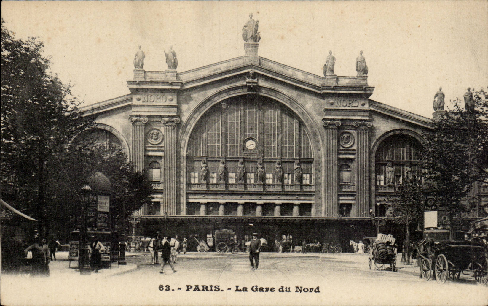 Paris - 12 - Gare du Nord - CPA -