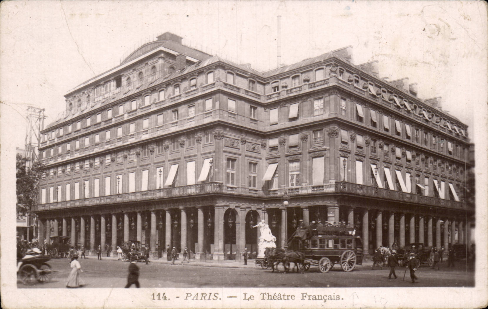 Paris - 1 - Le Theatre Francais - CPA