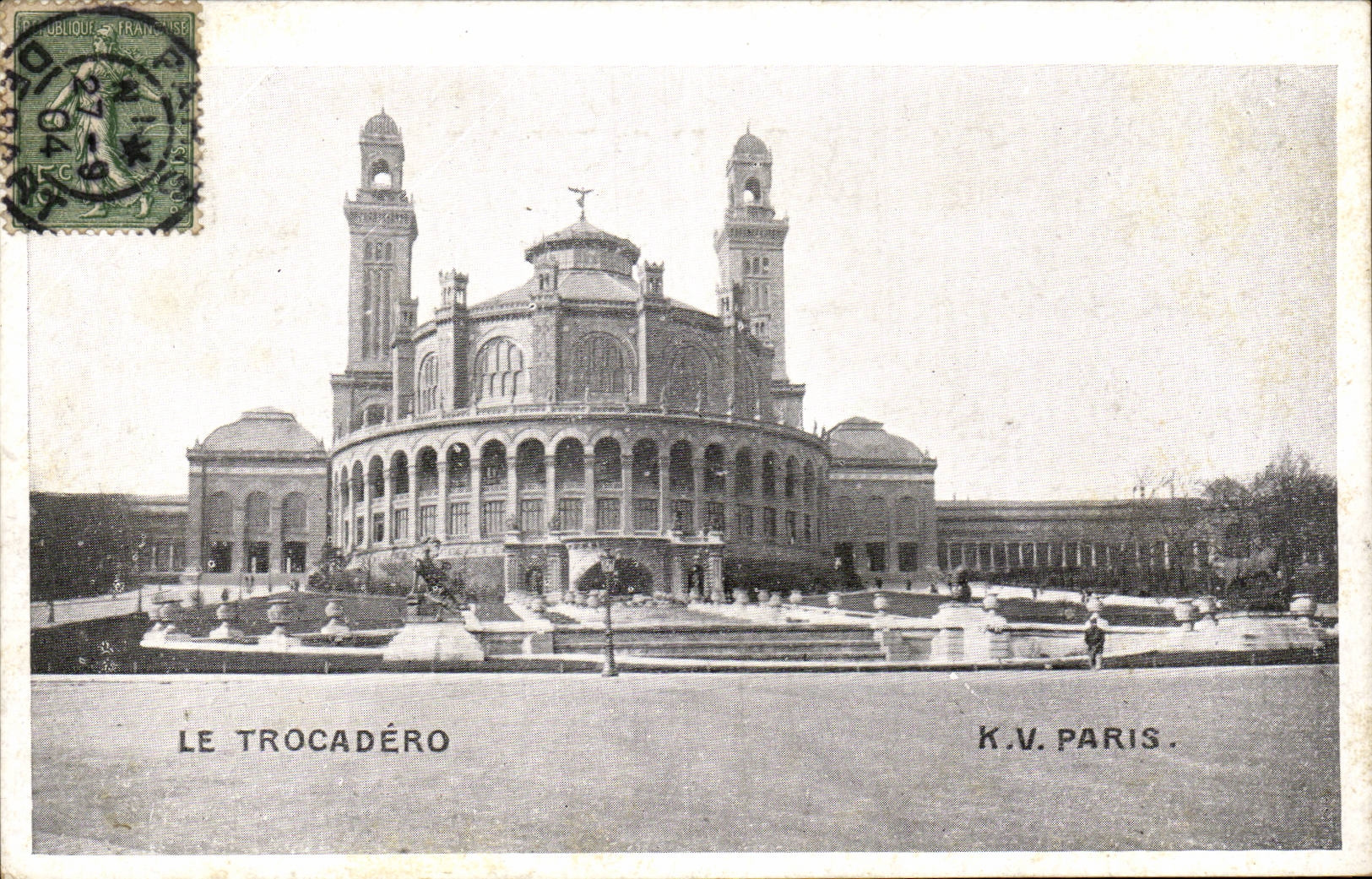 Paris - 16 - Le Trocadero CPA