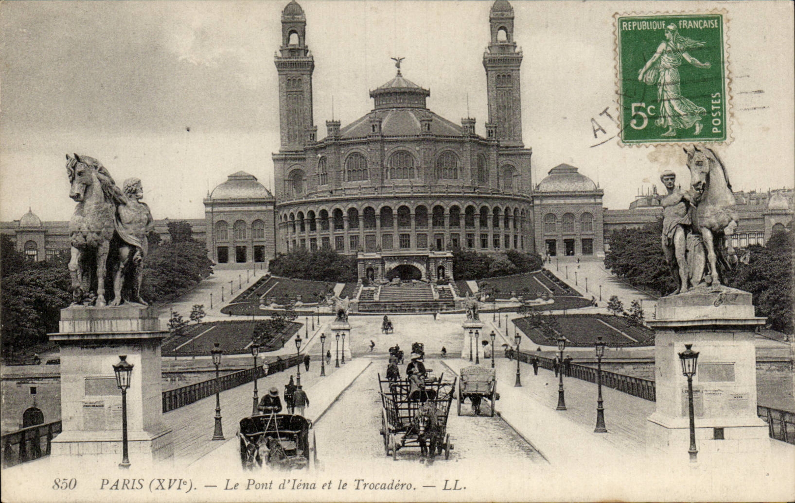 Paris - 16 - Le Trocadero CPA
