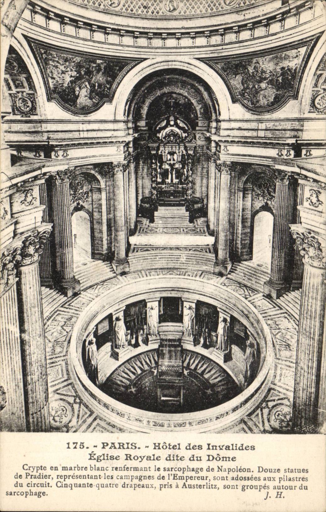 Paris - 7 - Tomb of Napoleon I - CPA