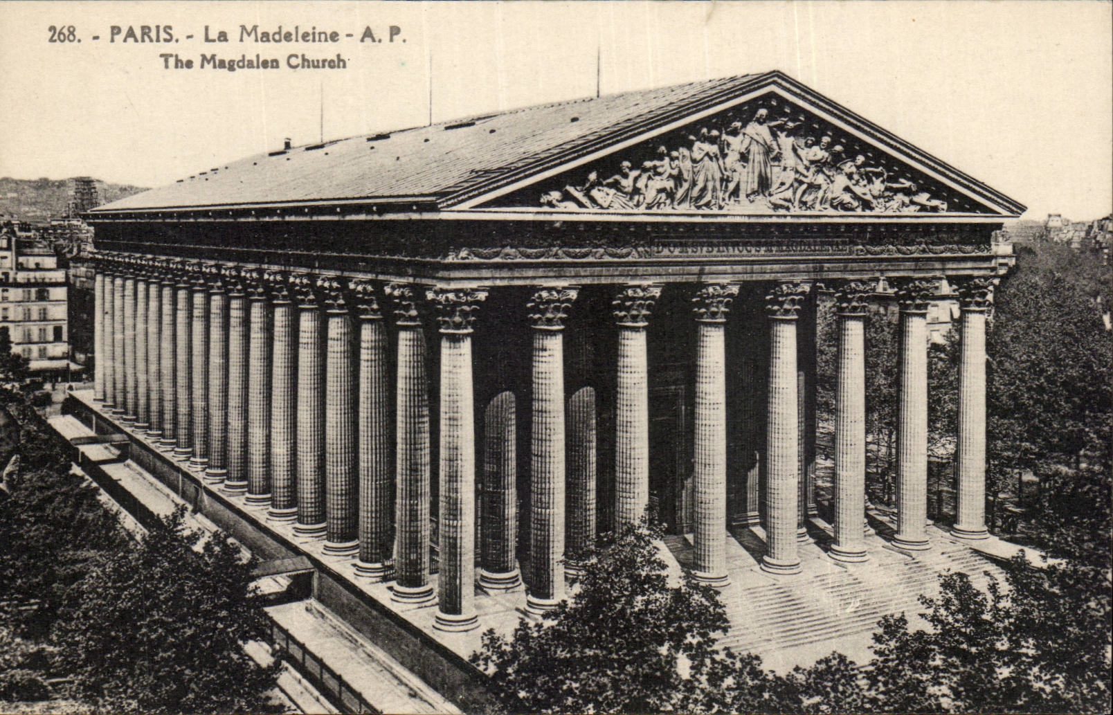 Paris - 8 - the Madeleine - CPA
