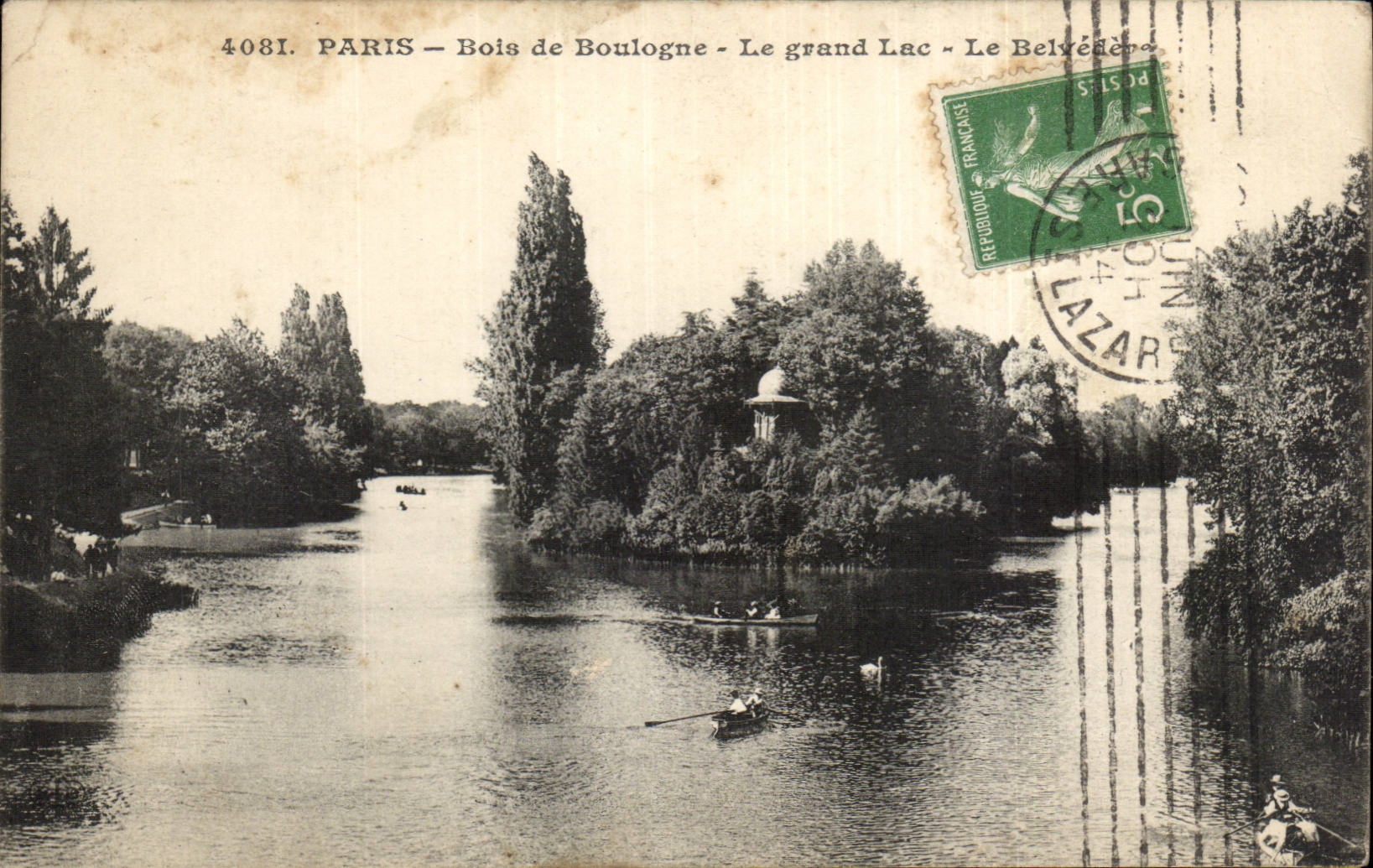 Paris - 16 - Bois de Boulogne - Le Lac - CPA